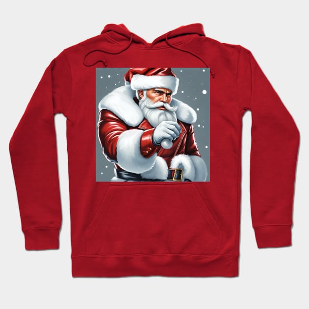 Buff Santa, Christmas Daddy Hoodie by SNAustralia